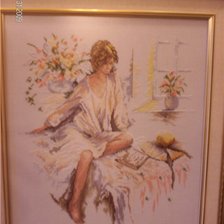 Работа «Девушка с книгой  Ланарте»