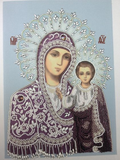 Работа «Казанская Богородица от Изящное рукоделие»