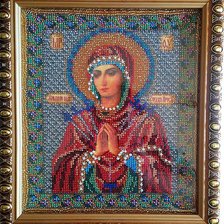 Работа «икона Божья Матерь семистрельная (бисер)»
