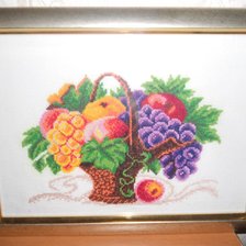Работа «корзина с фруктами»