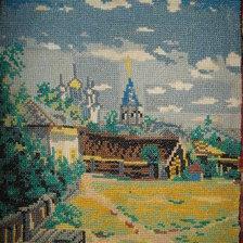 Работа «Московский дворик»