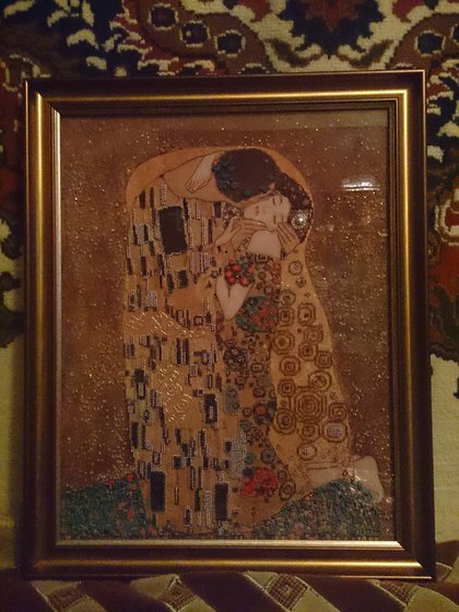 Работа «Поцелуй Густав Климт»