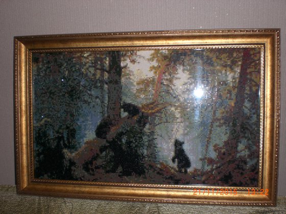 Работа «Утро в сосновом лесу»