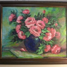 Работа «Маки в вазе»