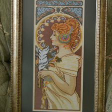 Работа «Альфонс Муха "Перо" 1899»