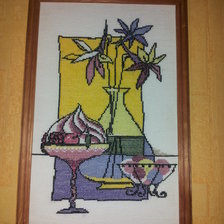 Работа «малиновый десерт»