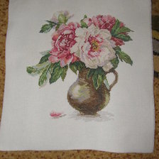 Работа «букет пионов»