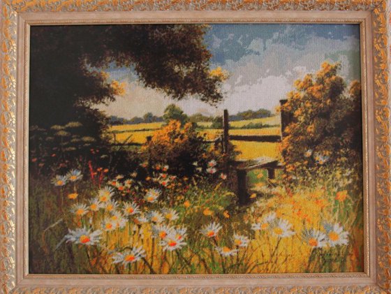 Работа «Лето в деревне»