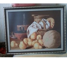 Работа «Натюрморт с дыней и грушами по картине Л.Э. Мелендеса»
