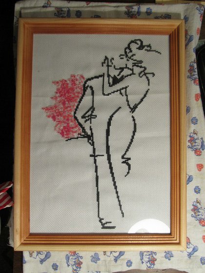 Работа «Пара. Монохром. Весенний букет.»