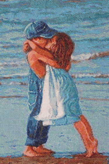 Работа «Мальчик с девочкой на берегу»