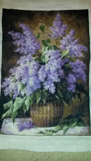 Работа «Сирень»