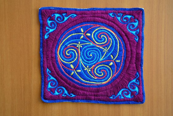 Работа «Вышитая подушка»