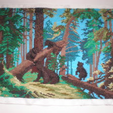 Работа «мишки в лесу»