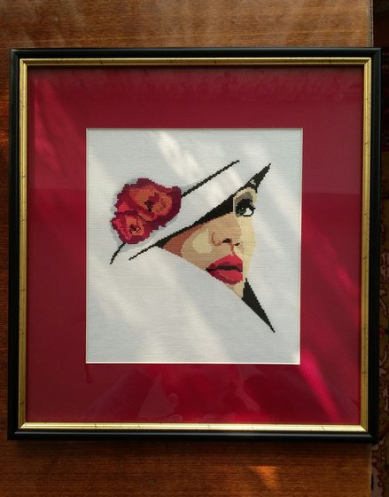 Работа «Дама в шляпе»