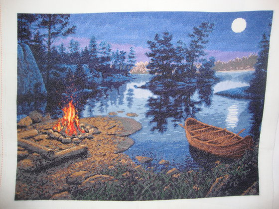 Работа «Картина живой огонь.»