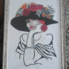 Работа «Дама в шляпе»