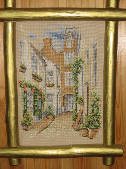 Работа «Тихий дворик»