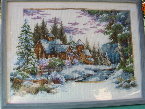 Работа «Зимняя избушка»