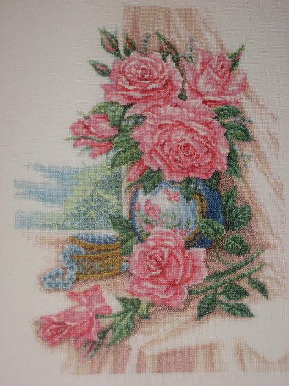 Работа «Великолепные розы»