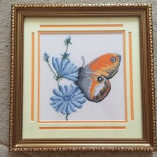 Работа «Бабочка на цветке»