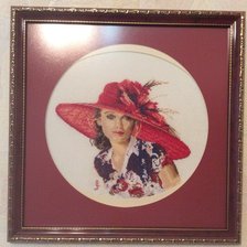 Работа «Дама в красном»