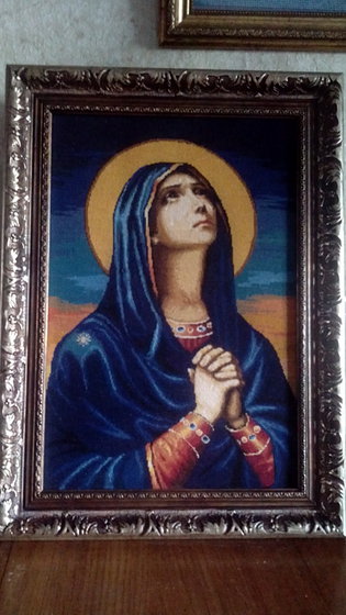 Работа «Икона Б.М. "Всех скорбящих радость"»