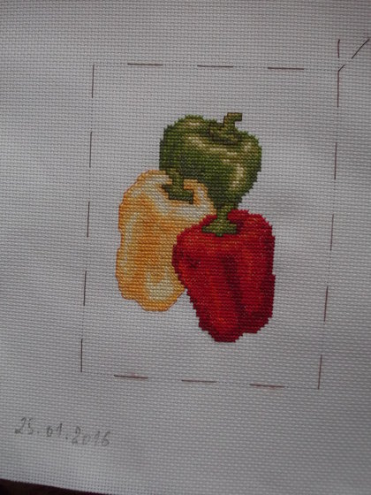 Работа «миниатюра перцы»