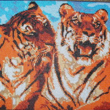 Работа «тигриная нежность»