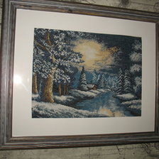 Работа «Зимний пейзаж»