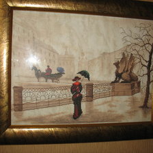 Работа «На мостовой.»