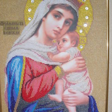 Работа «мадонна с младенцем»