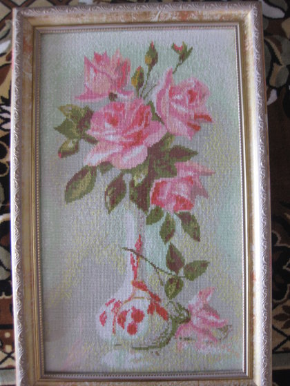 Работа «нежные розы»