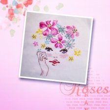 Работа «Девочка-весна)»