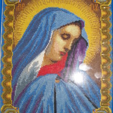 Работа «Икона Божьей матери Скорбящая»