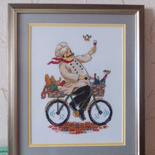 Работа «Повар на велосипеде»