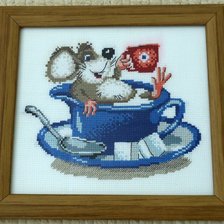 Работа «Мышка в чашке.»