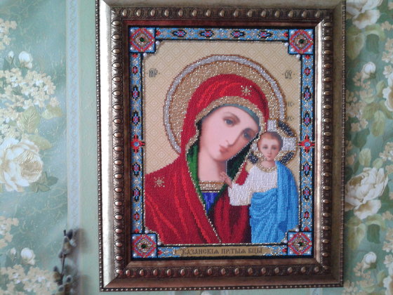 Работа «Божья матерь дева Мария с Иисусом»