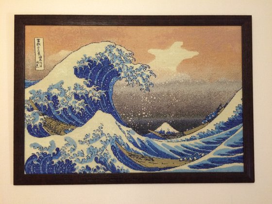 Работа «Хокусай. Большая волна в Канагаве»