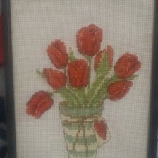 Работа «букет тюльпанов»