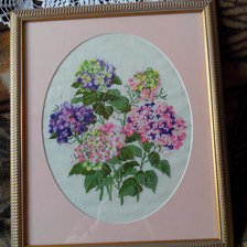 Работа «цветы  гортензия»