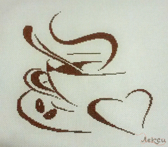 Работа «контурная вышивка»