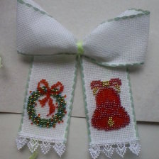 Работа «Новогодний бантик5»