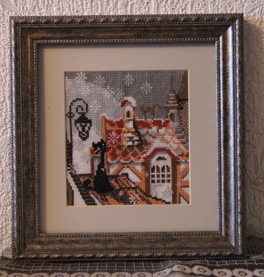 Работа «610_Город и кошки. Зима»