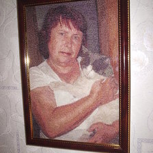 Работа «Портрет мамы!»