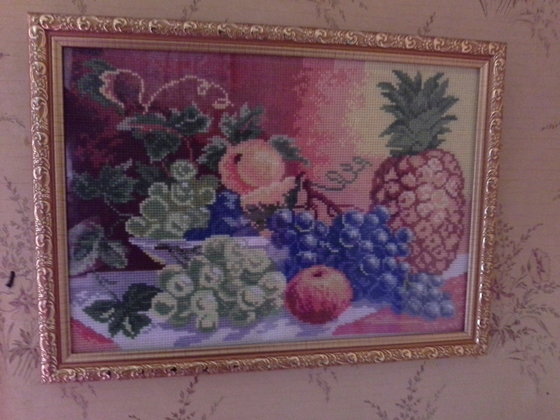 Работа «натюрморт с фруктами»