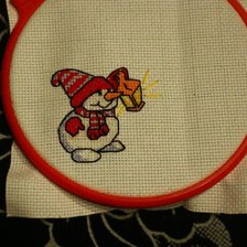 Работа «снеговик»