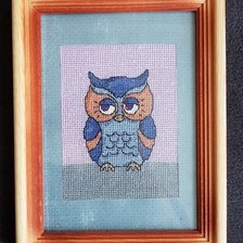 Работа «Совёнок в рамочке»