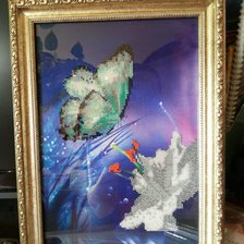 Работа «лилия и баочка»