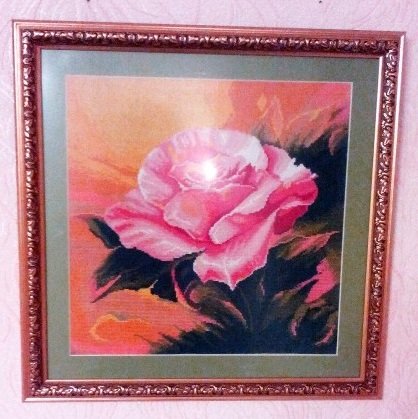 Работа «Утренняя роза.»